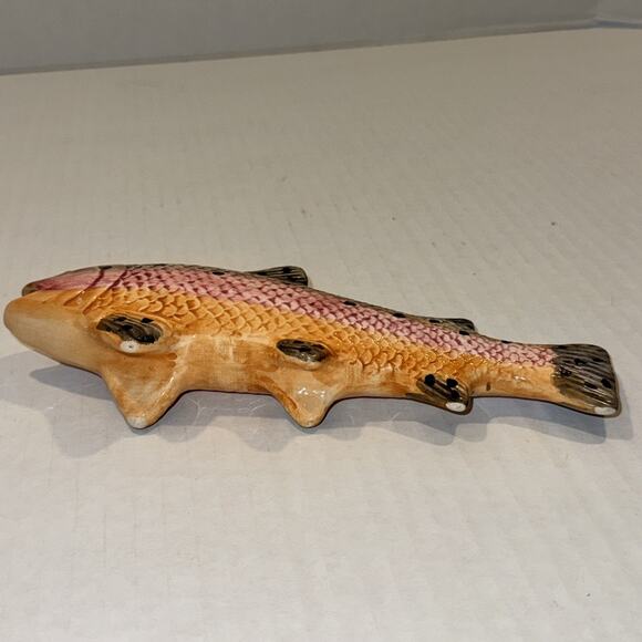 Jay Willfred Andrea By Sadek Portugal 8” Rainbow Trout Animal Figurine Set Of 2 - Picture 9 of 12